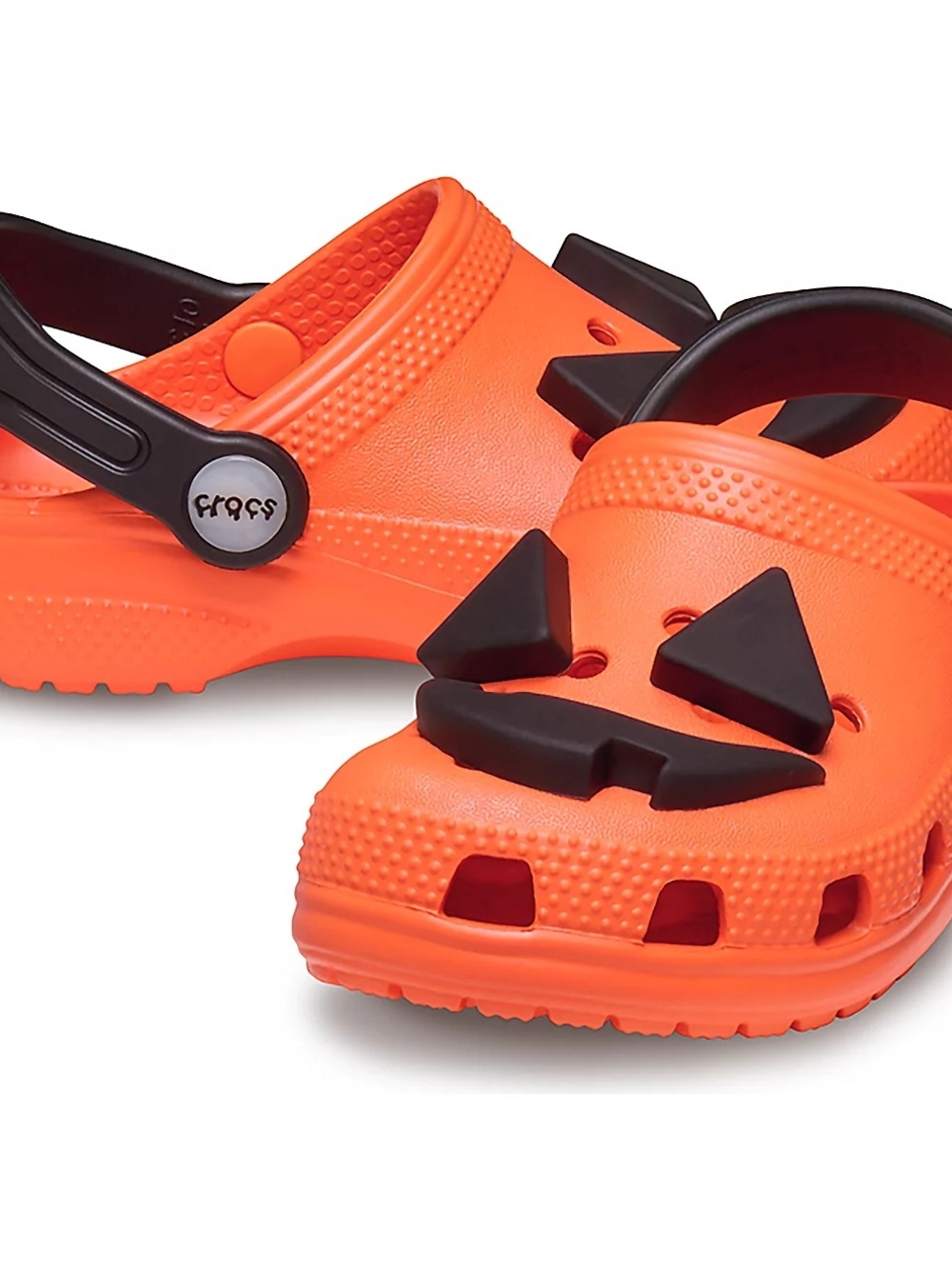 NWT Crocs Kids Jack O’ Lantern Light Up Clogs Halloween Orange 11C